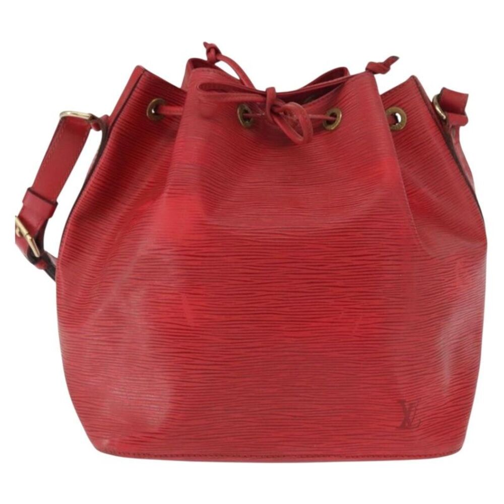 Louis Vuitton Petit Noe Epi Leather Red Leather Shoulder Bag Bag